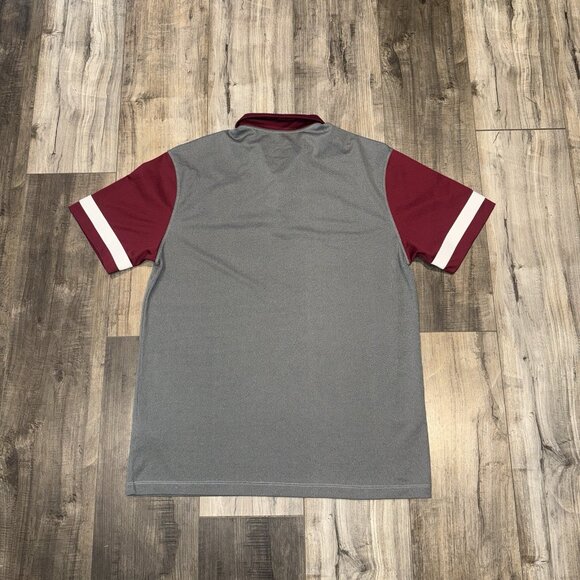 Florida State Seminoles Shirt Mens L Maroon NCAA Football Nike Dri Fit Polo - Picture 2 of 5